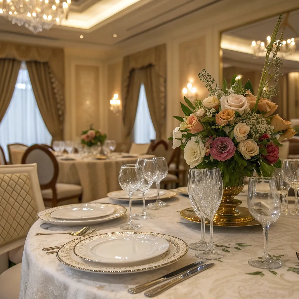 Elegant dining setup